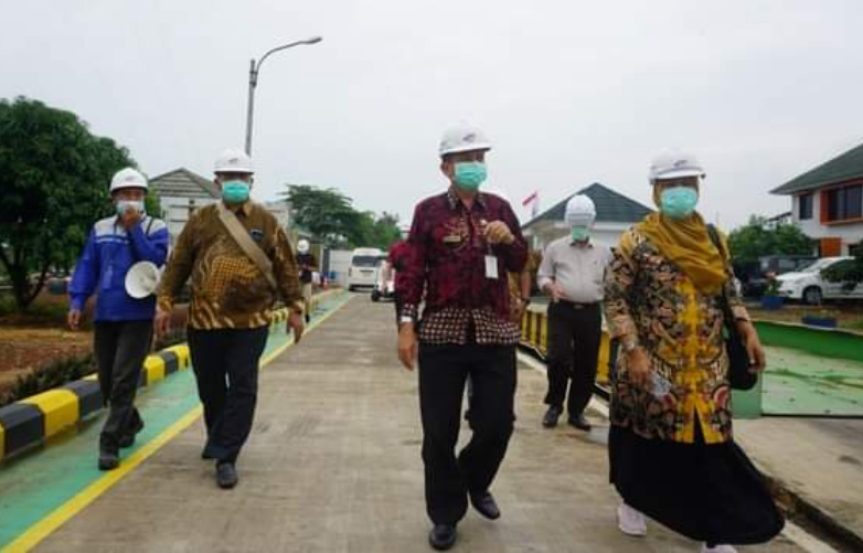 Tim Satgas Covid-19 Dumai berkunjung ke PT PT Andika Makmur Persada di Kabupaten Bogor, Jawa Barat. (Foto : Diskominfo Dumai)
