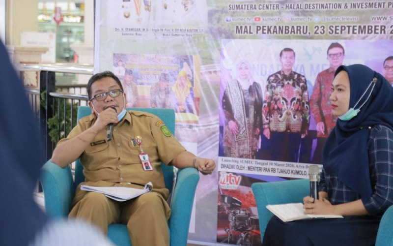 Kepala Dinas Komunikasi Informatika dan Statistik Provinsi Riau, Chairul Riski