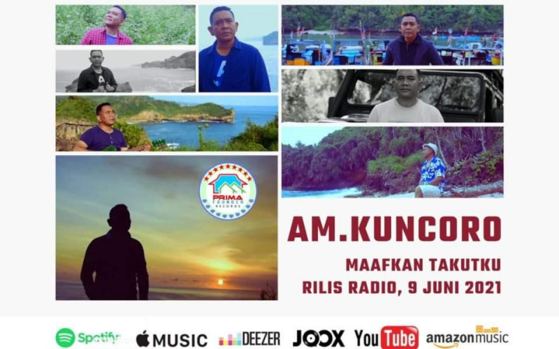 Flayer AM Kuncoro rilis lagu Maafkan Takutku. (Dok. Istimewa)