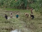 Warga Rutin Bersihkan Anak Sungai di Tanjung Harapan