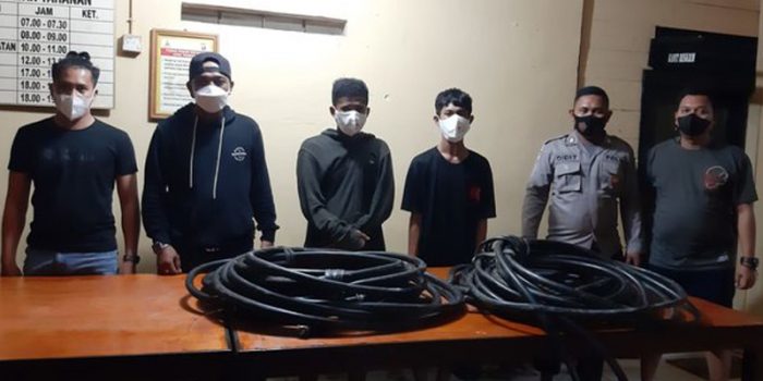 Dua Buronan Pencuri Kabel Pertamina Ditangkap di Samarinda
