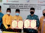 BRK Teken MoU dengan Pemkab Rohil Permudah Jasa Layanan Pembayaran Pajak Melalui Digital