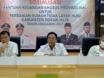 117 Warga Rohil Dapat Bantuan RLH