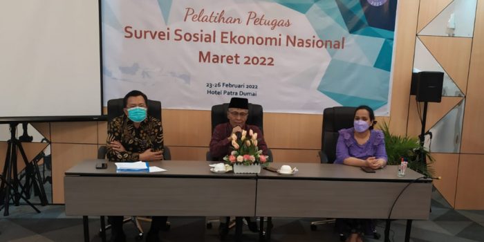 BPS Dumai Gelar Pelatihan Petugas Susenas 2022