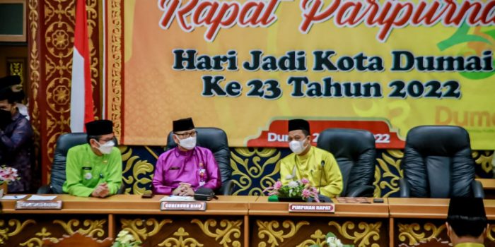 DPRD Gelar Rapat Paripurna Peringati Hari Jadi Kota Dumai