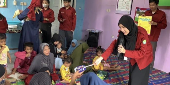 Peduli Angka Stunting Tinggi, Mahasiswa Kukerta UNRI Edukasi Warga