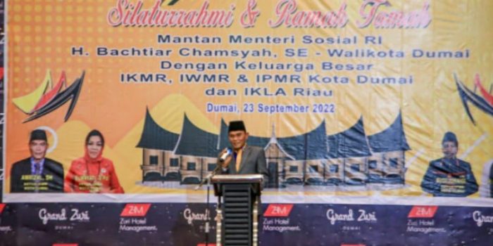 Walikota Sambut Mantan Menteri Sosial, Bachtiar Chamsyah : Berikan Kontribusi Positif Untuk Dumai