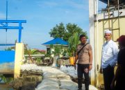 Wali Kota Dumai Gesa Pengoperasian Pompa Air dan Pemasangan Geobag Di Bantaran Sungai Dumai