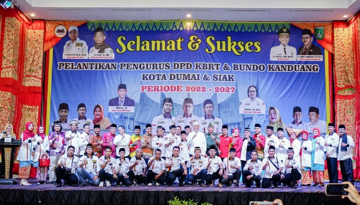 Walikota Dumai Hadiri Pelantikan DPD KBRT dan Bundo Kanduang