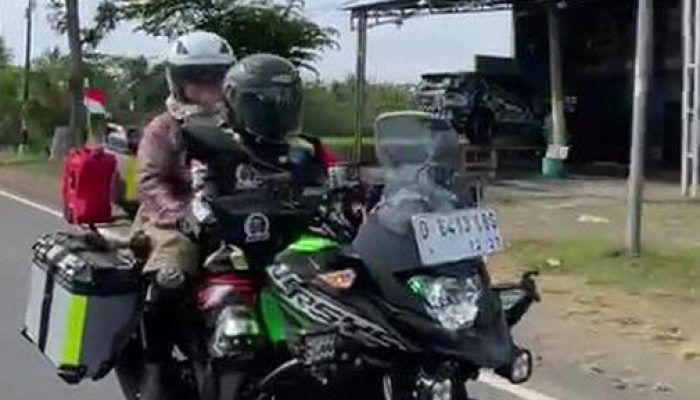 Viral Pasutri Cimahi Naik Motor ke Makkah