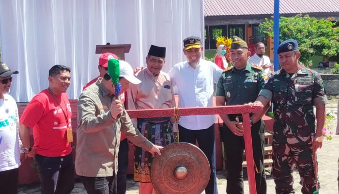 Dandim Dumai Hadiri launching Kampung Germas Perdana Tingkat Provinsi Riau