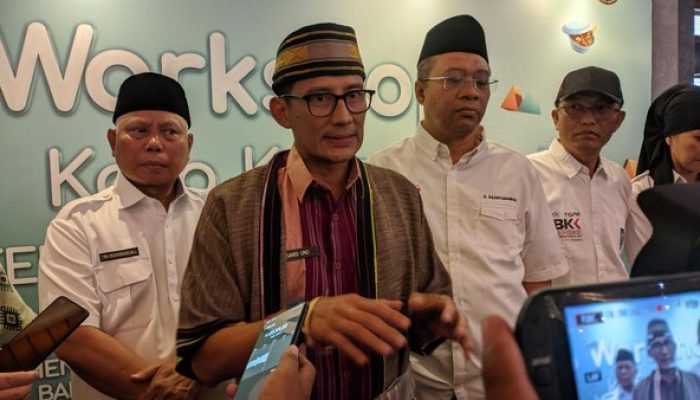 Bursa Cawapres, Sandiaga Singgung Hubungannya dengan Prabowo-Ganjar-Anies