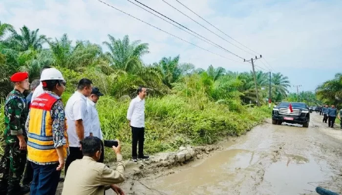 Presiden Jokowi Minta Pemprov Untuk Perbaiki Jalan Rusak di Sumut