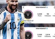 Messi Gabung, Followers IG Inter Miami Naik 1 Juta dalam Hitungan Menit