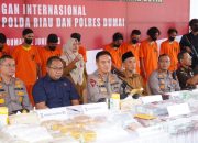 Polda Riau Berhasil Amankan Pengedar Narkoba Jaringan Internasional