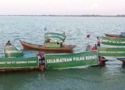 Di Pulau Rupat Nelayan Gelar Aksi Demo Tolak Tambang Pasir Laut
