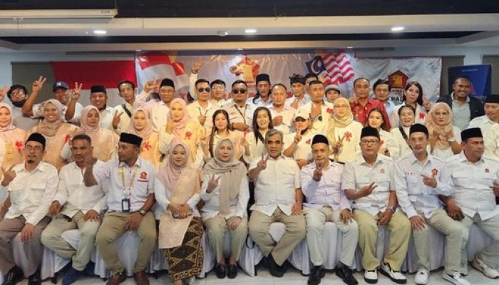 Prabowo Presiden, Teriakan Kader Gerindra Saat Konsolidasi di Malaysia