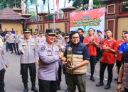 Polri Bersama Wartawan Gelar Bhayangkara Presisi Seven Soccer Cup