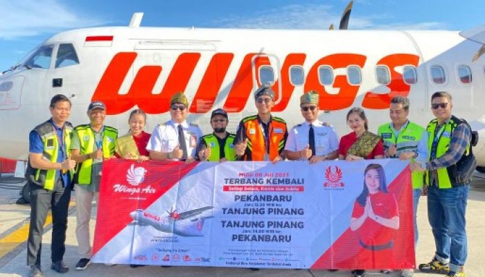 Bandara SSK II Pekanbaru Kembali Layani Rute Penerbangan Tanjung Pinang Kepri