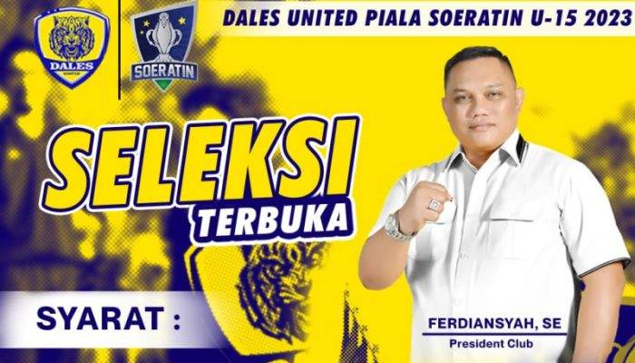 Dales United Buka Seleksi Pemain untuk Soeratin Cup U-15