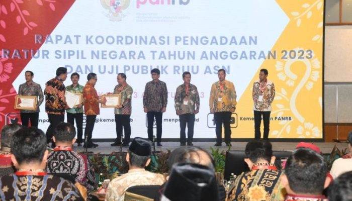 Perlindungan Hukum dan HAM, Kemenkumham Jadi Instansi Tata Kelola Pengadaan ASN Terbaik