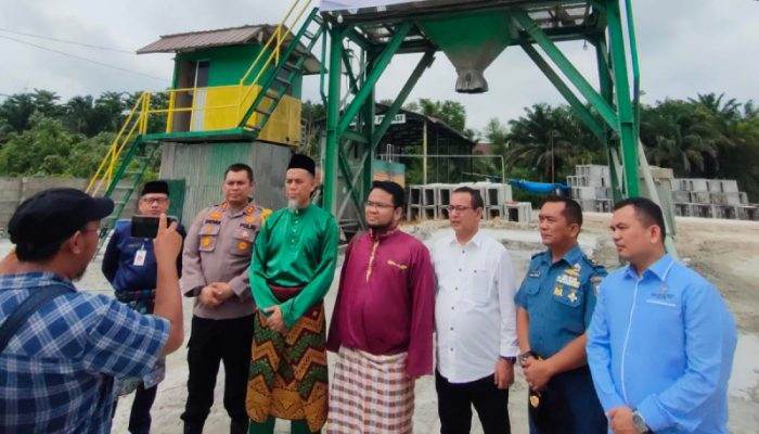 Wako Paisal Launching Bathcing Plant Perseroda PT Pembangunan Dumai