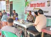 Polsek Tapung Hulu Gelar Jumat Curhat Bersama Warga Desa Rimba Beringin