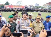 Polda Riau Gelar Apel Pergeseran Pasukan PAM TPS di 12 Kabupaten Kota