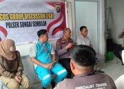 Polsek Sungai Sembilan Gelar Cooling System di PT EUP, ini yang Dibahas