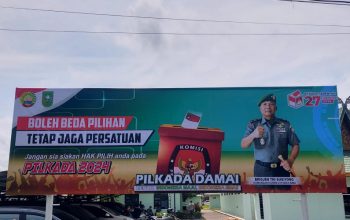 Kodim Dumai Sampaikan Pesan Pemilu Damai Kepada Masyarakat