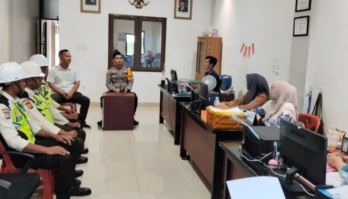 Polsek Medang Kampai Silaturahmi Kamtibmas bersama Masyarakat di PT Banusa