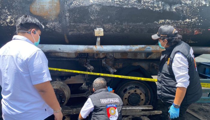 Korsleting Dinamo Genset, Polres Dumai Cek Penyebab Kebakaran di Pool Kendaraan