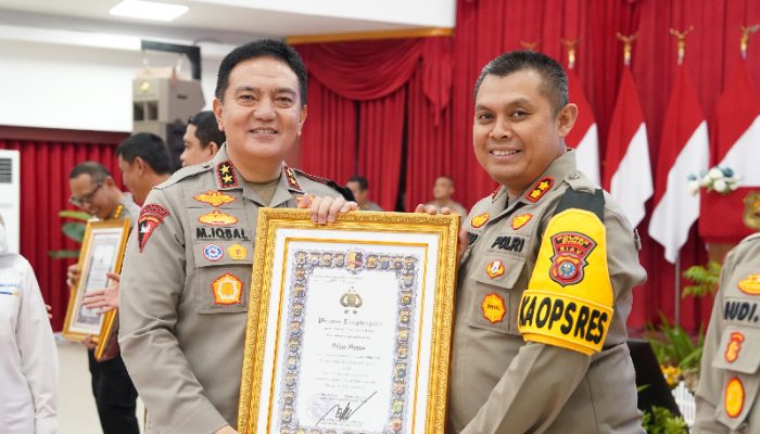 Polres Dumai Raih Penghargaan Terbaik I Kategori Realisasi Belanja Barang