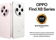 OPPO Find X8 and Find X8 Pro Achieve DXOMARK Gold Battery Label, Setting New Standards for Battery Life