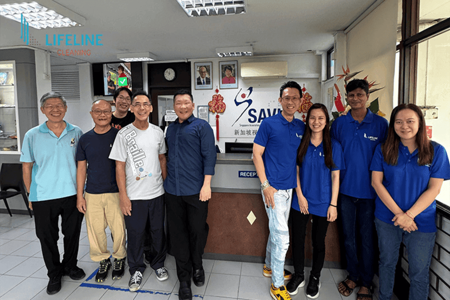 Lifeline Cleaning Brings Festive Cheer to the Singapore Association of the Visually Handicapped (SAVH) with Free Professional Cleaning 1 F2 2