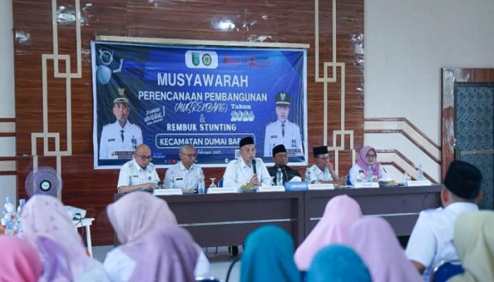 Musrenbang Kecamatan Dumai Barat, Wako Paisal Dengarkan Aspirasi dari Masyarakat