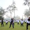 Peserta Retreat Magelang Semangat Ikuti Olahraga Pagi Bersama Mendagri Tito