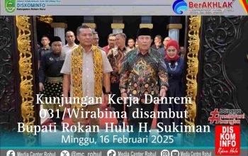 Bupati Sukiman Sambut Kunjungan Danrem 031 Wirabima Ke Rohul