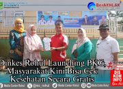 Dinkes Rohul Launching PKG, Masyarakat Kini Bisa Cek Kesehatan Secara Gratis