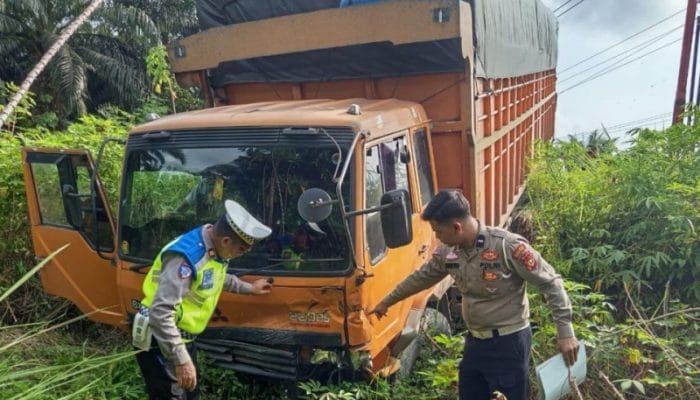 Kecelakaan Maut di Pelalawan, Truk Fuso Tabrak Innova Akibat Rem Blong