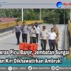 Hujan Deras Picu Banjir, Jembatan Sungai Rokan Kiri Dikhawatirkan Ambruk