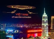 Vietnam Raih Guinness World Records dalam Pertunjukan Cahaya Drone Terbesar yang Menampilkan 10.500 Drone