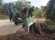 Pengerjaan Box Culvert oleh TMMD Kodim Dumai Telah Rampung