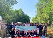 Save Lingkungan, BEM Politeknik Bengkalis bersama Kelompok Paghet Seghagah Tanam Mangrove