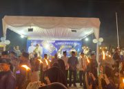Polres Dumai Beri Pengamanan Saat Pawai Obor Malam Takbiran Idul Adha