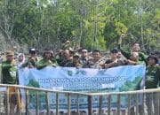 LPHD Teluk Pambang dan YKAN Tanam 5.000 Mangrove dan Gelar Patroli Bersama di Kawasan Pesisir Bengkalis