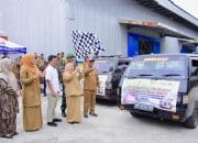 Bantu Warganya, Bupati Kasmarni Lepas Penyaluran 489 Ton Beras Cadangan Pangan Pemerintah