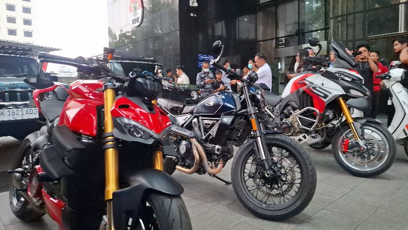 Ducati Scrambler Immanuel Ebenezer Hadiah dari Irvian Bobby. Foto : Inilah.com
