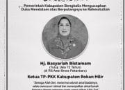 Ketua TP-PKK Rohil Tutup Usia, Bupati Kasmarni Sampaikan Belasungkawa