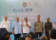 Momentum Kick-Off CKG Sekolah, Menko PMK Tinjau CKG di SMPN 1 Padangan Bojonegoro